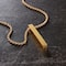 Gold Metal Bar Pendant by Bead Landing™